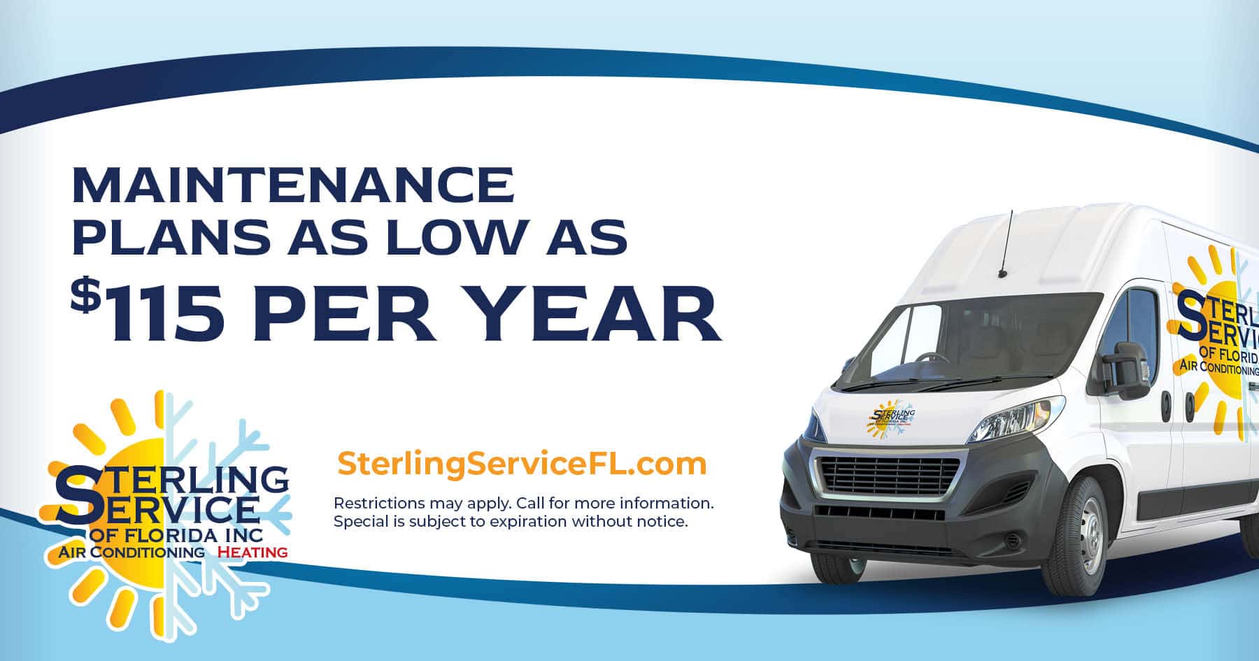 Maintenance plans as low as 5 per year.