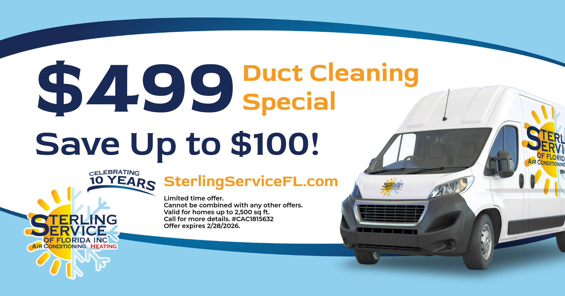 $499 Duct Cleaning Special Save Up to $100!